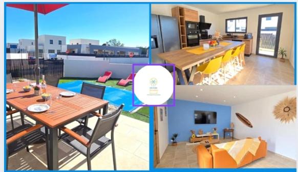 La Galine - Villa piscine 2 chambre, clim, Rezervovat  Sérignan-Plage Hérault