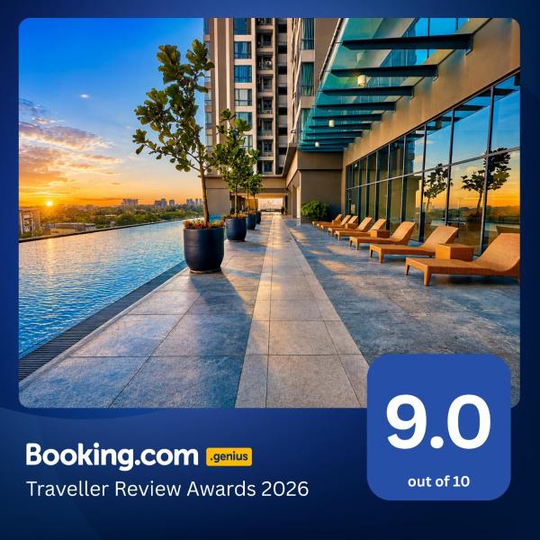 SKS Pavillion 1903 1bedroom city view unit@netflix, Rezervovat Hotel Johor hotely s bazénem, Bazén
