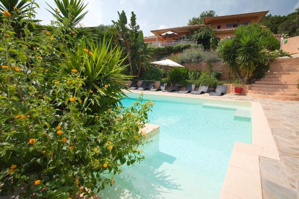 Villa Mimosa, Rezervovat  Korsika hotely s bazénem, Bazén