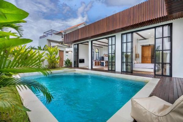 Palm Sugar Villa - Stylish 3BR Retreat with Pool, Rezervovat  Bali hotely s bazénem, Bazén