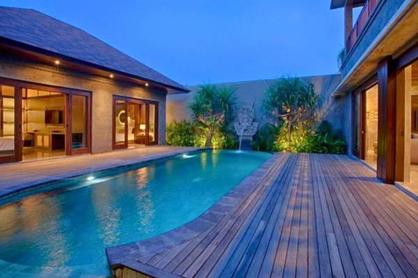 Aadhya Cozy 3 BR Presidential Private Pool Villa, Rezervovat  Hotely v Bali s bazénem, Bazén