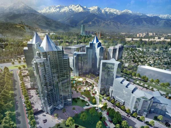 1 комнатная стильная новая в центре города, Rezervovat  Hotely v Almaty s parkováním, Parkování