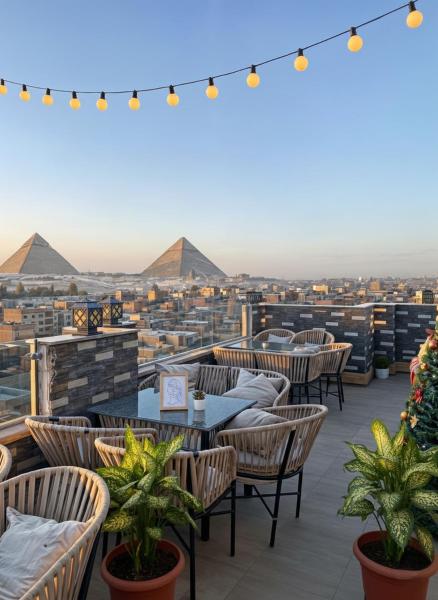 Cairo Pyramids Condo Hotels, Rezervovat  Cairo Governorate hotely se snídaní, Snídaně