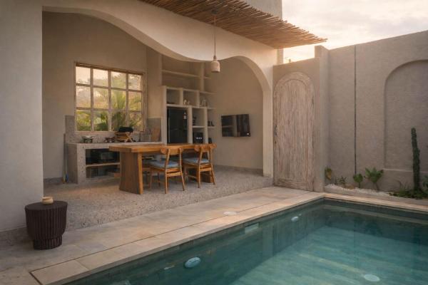 Jivanka 2BR Private Pool Villa Keramas, Rezervovat  Bali hotely s bazénem, Bazén