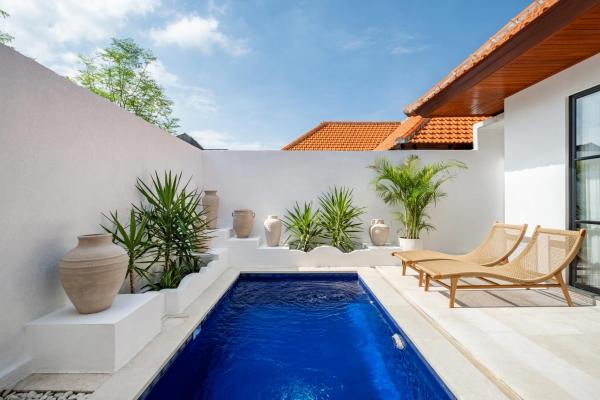 Villa Anua, Canggu, Amazing location,walking to beach, Rezervovat  Bali hotely s bazénem, Bazén