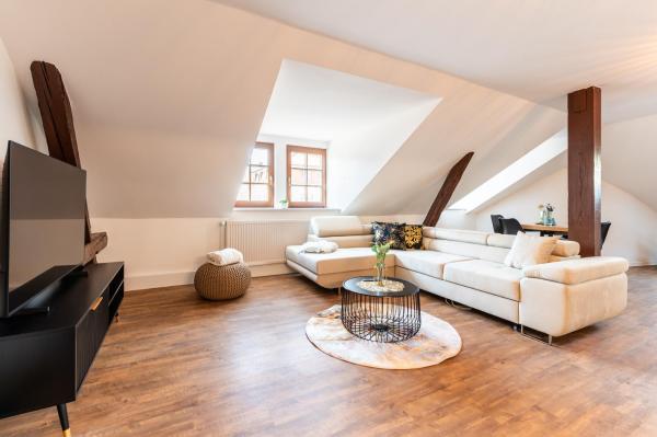 Vita Aurum Stays - Elbe-Apartments Dresden Neustadt - BRIGHT Collection, Rezervovat Apartmán Hotely v Sasko s parkováním, Parkování