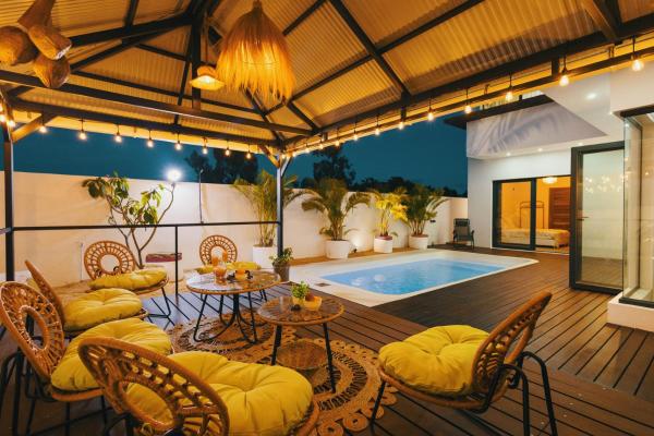 Modern Villa 3BR - Private Pool - Rooftop Bar BBQ, Rezervovat  Mauritius North Coast hotely s bazénem, Bazén