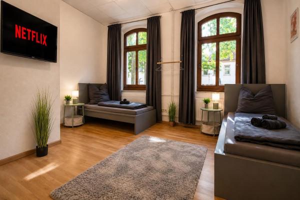 YourFavoriteBed Monteurunterkunft Zwickau Zentrum - WLAN, Waschmaschine Zentral, Rezervovat  Sasko hotely s parkováním, Parkování