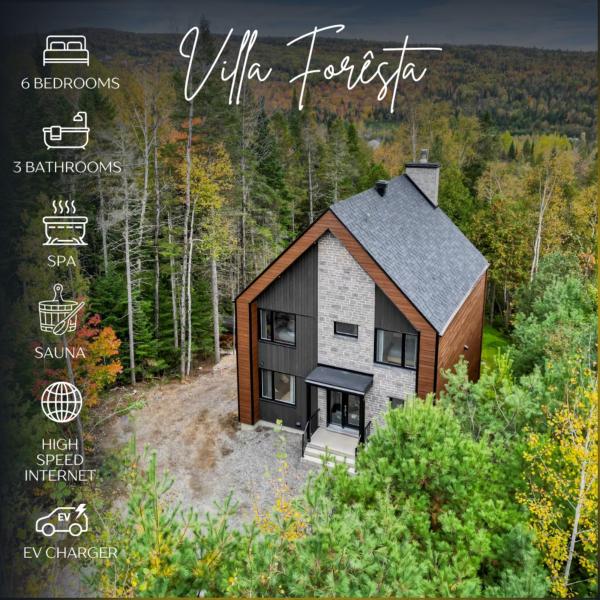 Villa Forêsta Ski, Spa & Sauna, Rezervovat  Quebec SPA hotely, SPA