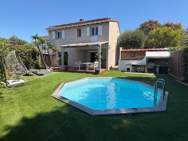 Villa avec piscine Quartier calme Idéale pour les familles, Rezervovat  Cabestany hotely s bazénem, Bazén